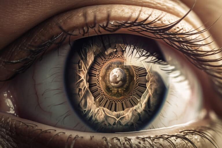 Oog van een visionair