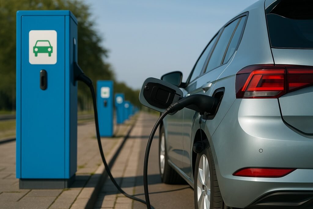 Elektrische auto opladen