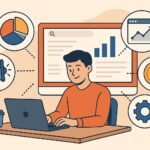 Een online marketeer die succesvolle campagnes maakt
