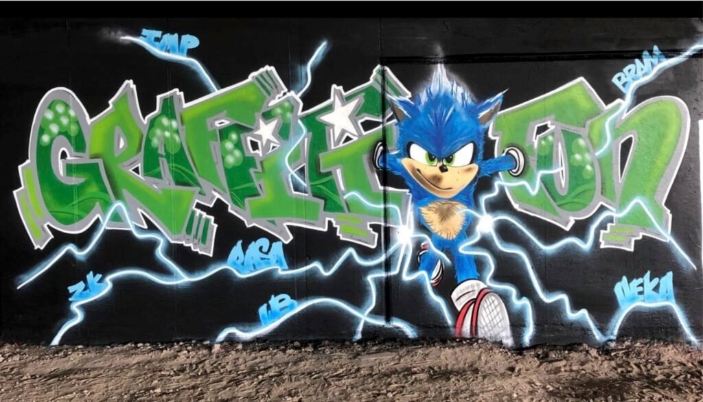 Michel Steers Graffiti 'piece'