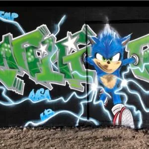 Michel Steers Graffiti 'piece'