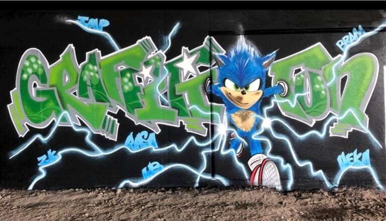 Michel Steers Graffiti 'piece'