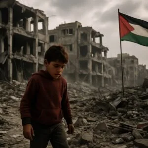 Kind in oorlog Gaza