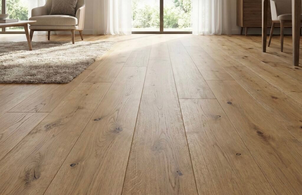 Close up houten vloer