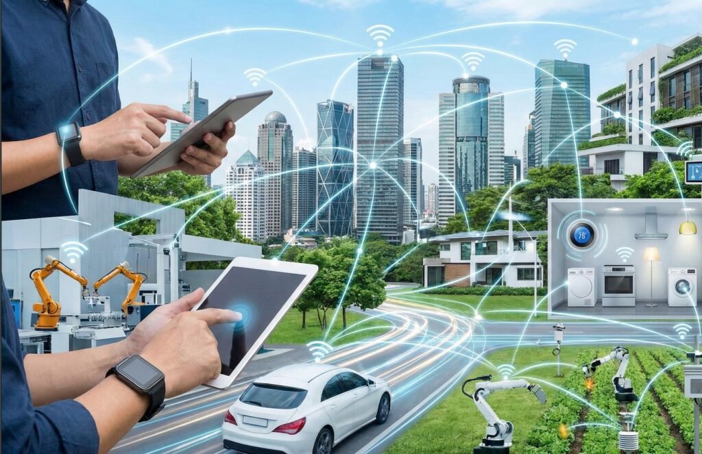 Internet of things in een afbeelding