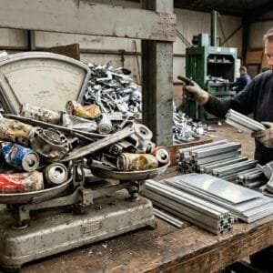 Aluminium en schroot bewerken
